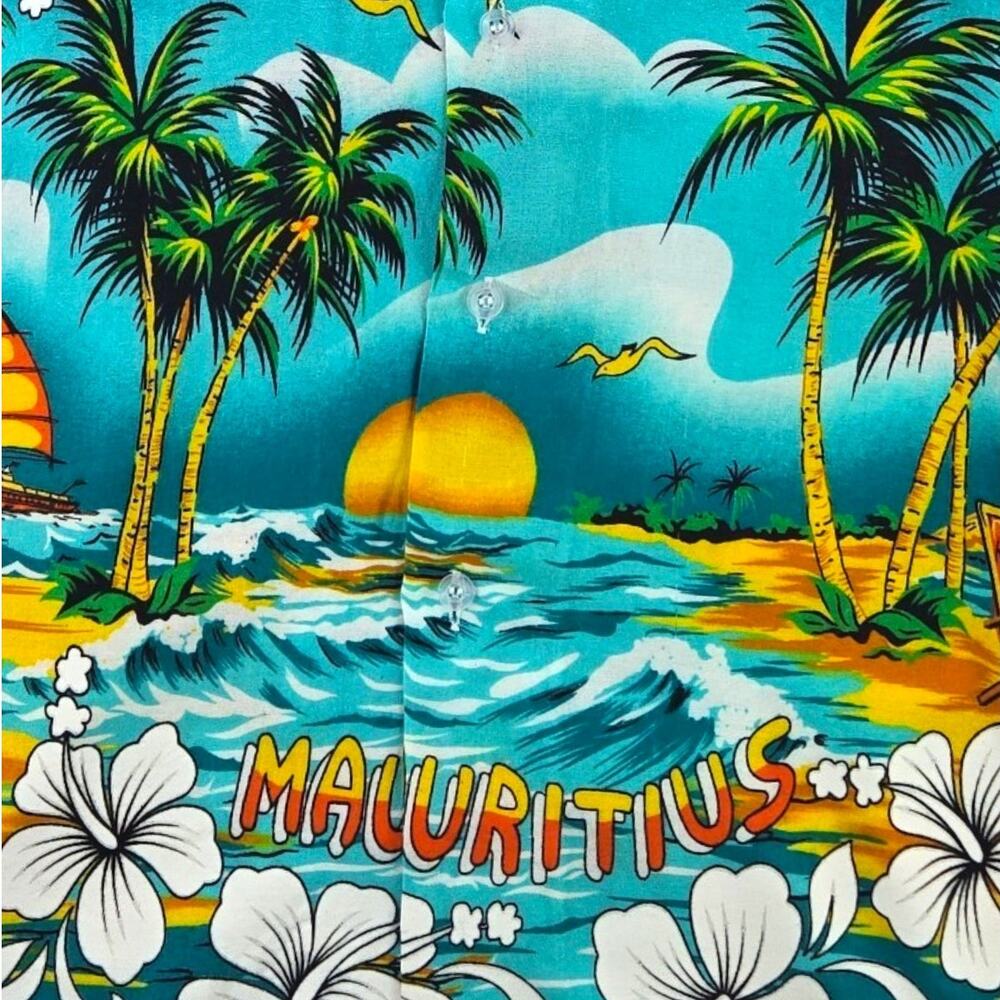 You Seen | Colorful Mauritius Tropical Shirt  | Size Medium - Picture 2 of 4